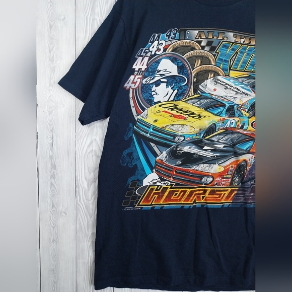 Vintage NASCar The King Richard Petty Racing Double Sided 2001 Cygnus Size L - Picture 3 of 10